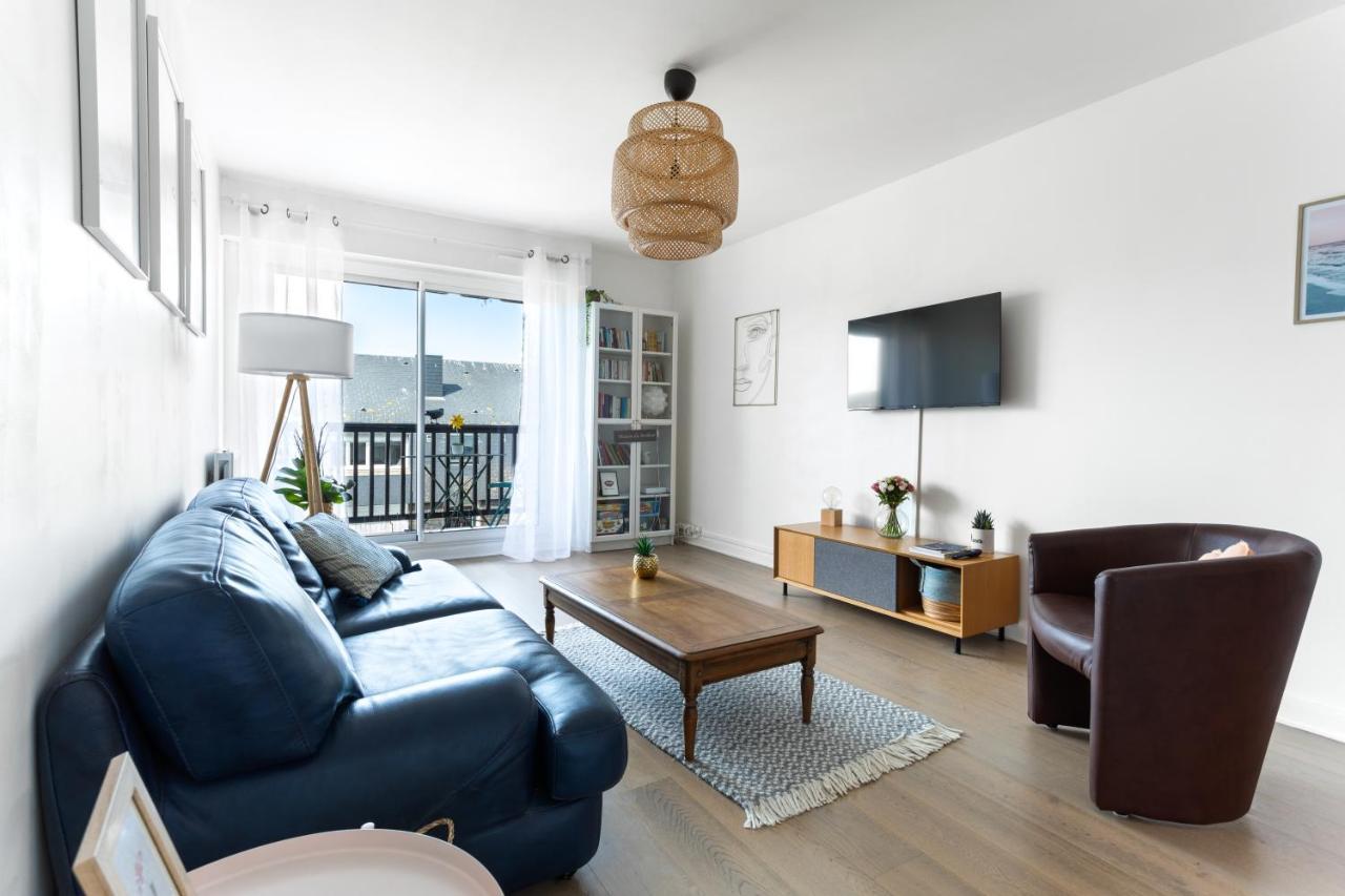 Appartement Le Cosy Avec Piscine, Balcon Et Parking à Trouville-sur-Mer Extérieur photo